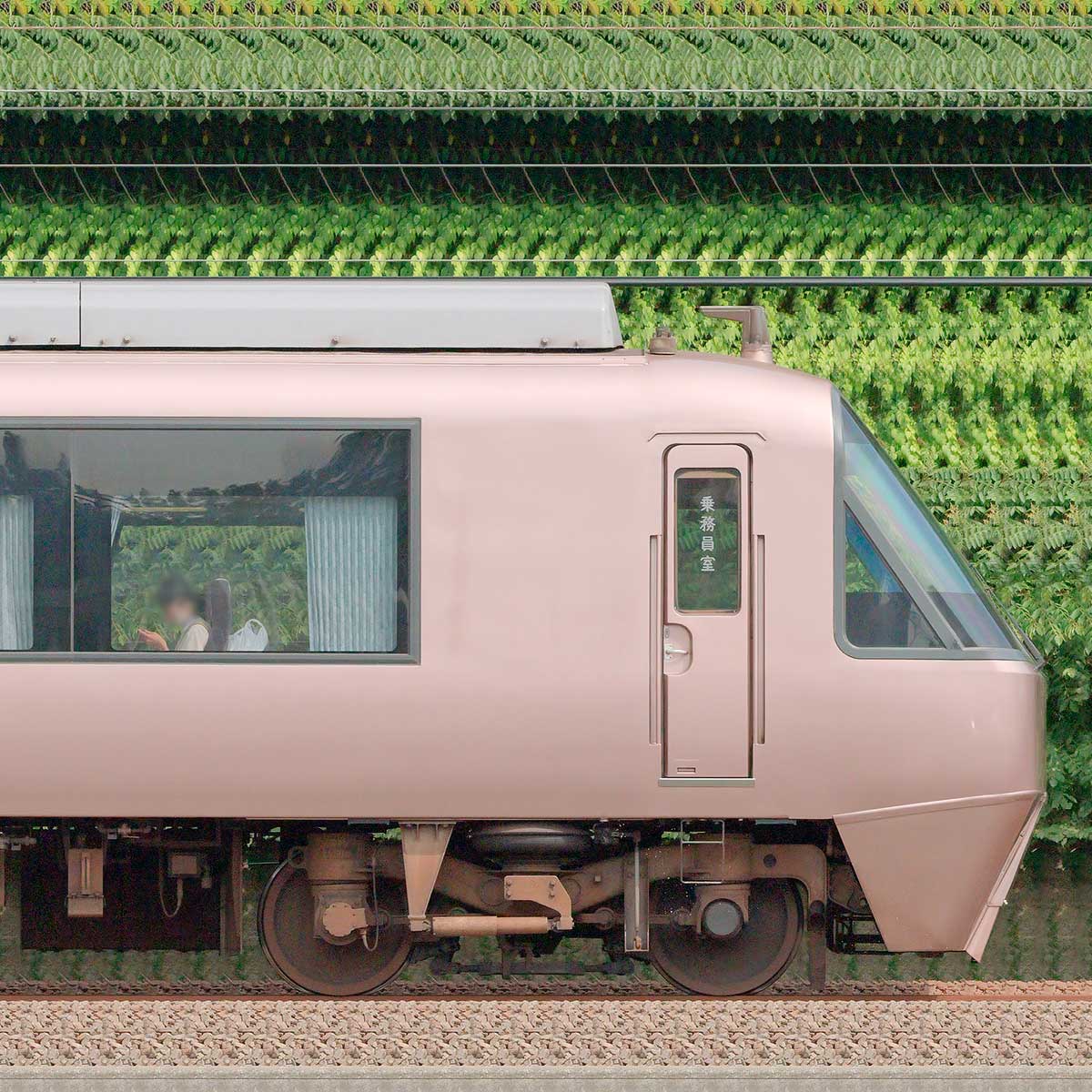小田急30000形ロマンスカー「EXE」クハ30555（箱根そば60周年
