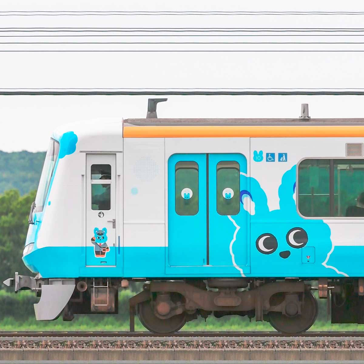 小田急5000形5055×10「もころん号」新デザイン（山側