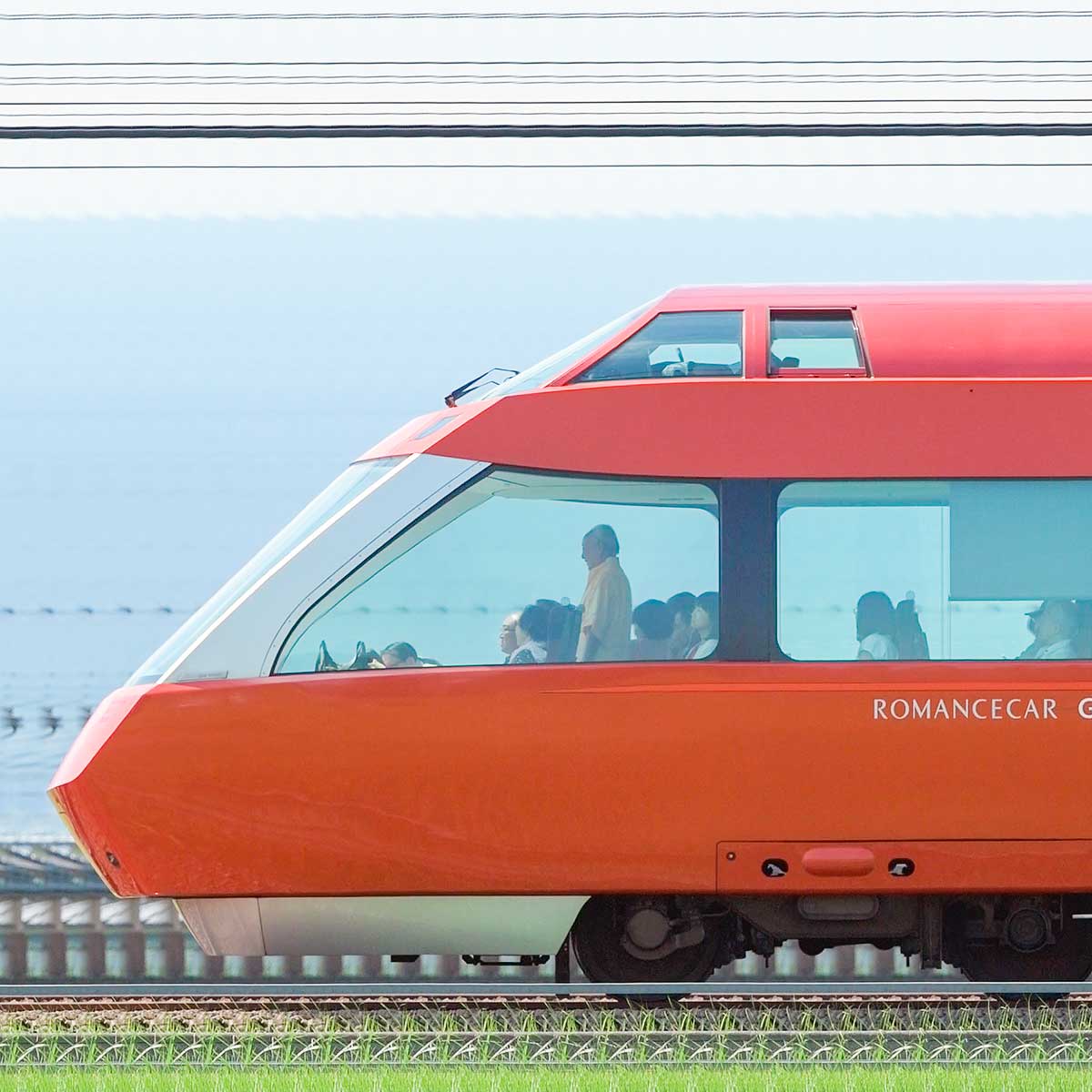 小田急70000形ロマンスカー「GSE」70052×7（海側）｜RailFile.jp
