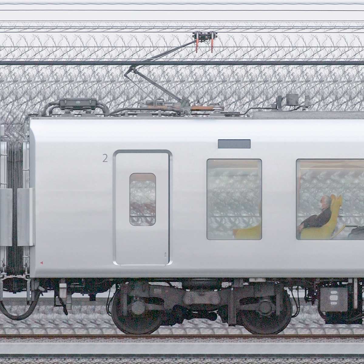 西武鉄道001系 Laviewデビュー列車乗車記念証明書 sq190302_seibu_laview-ticket.jpg