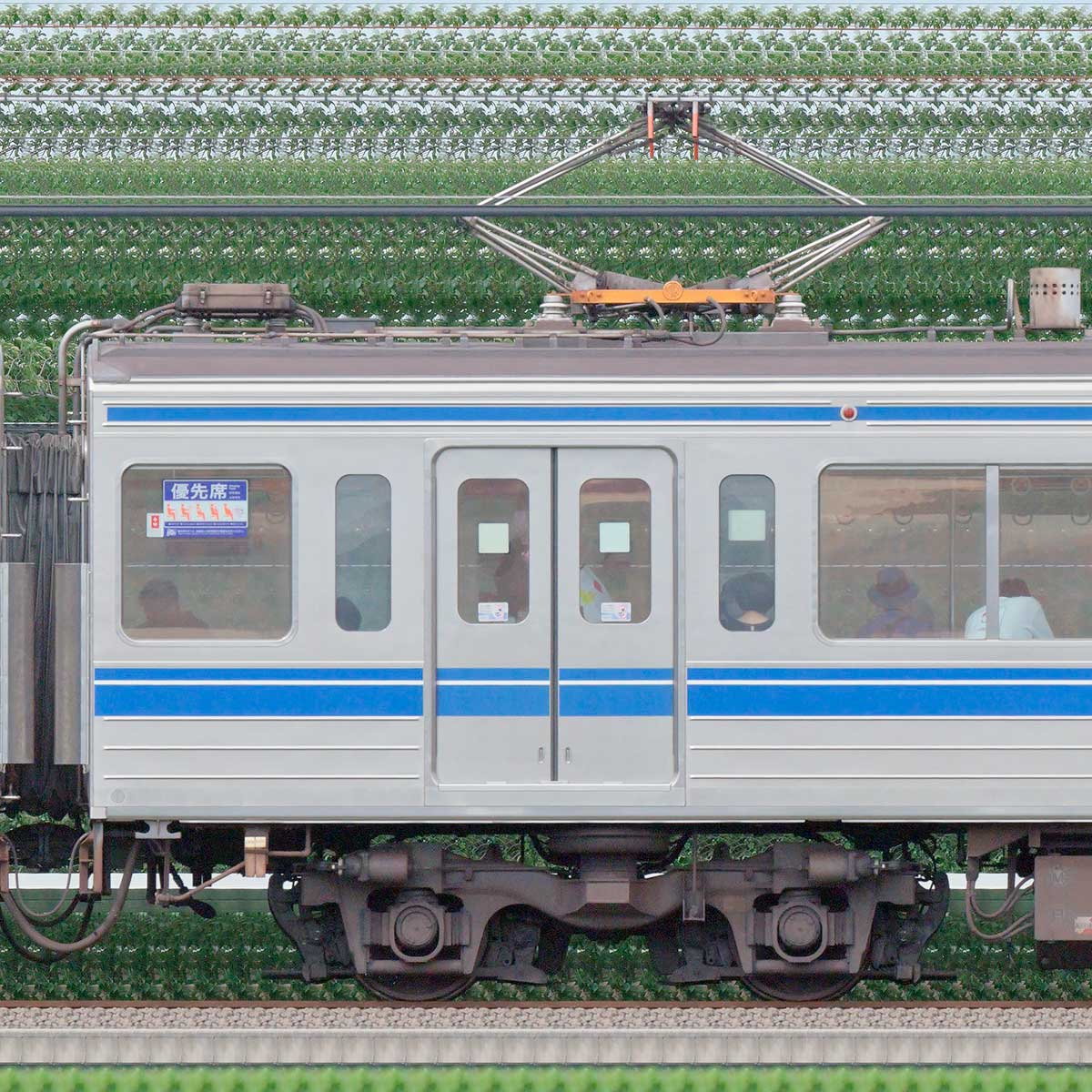 モハ6200形式 鉄道部品 自重35.8t 定員145 西武鉄道　6000系 西武6000系モハ6800形（M5）｜RailFile.jp｜鉄道車両サイド