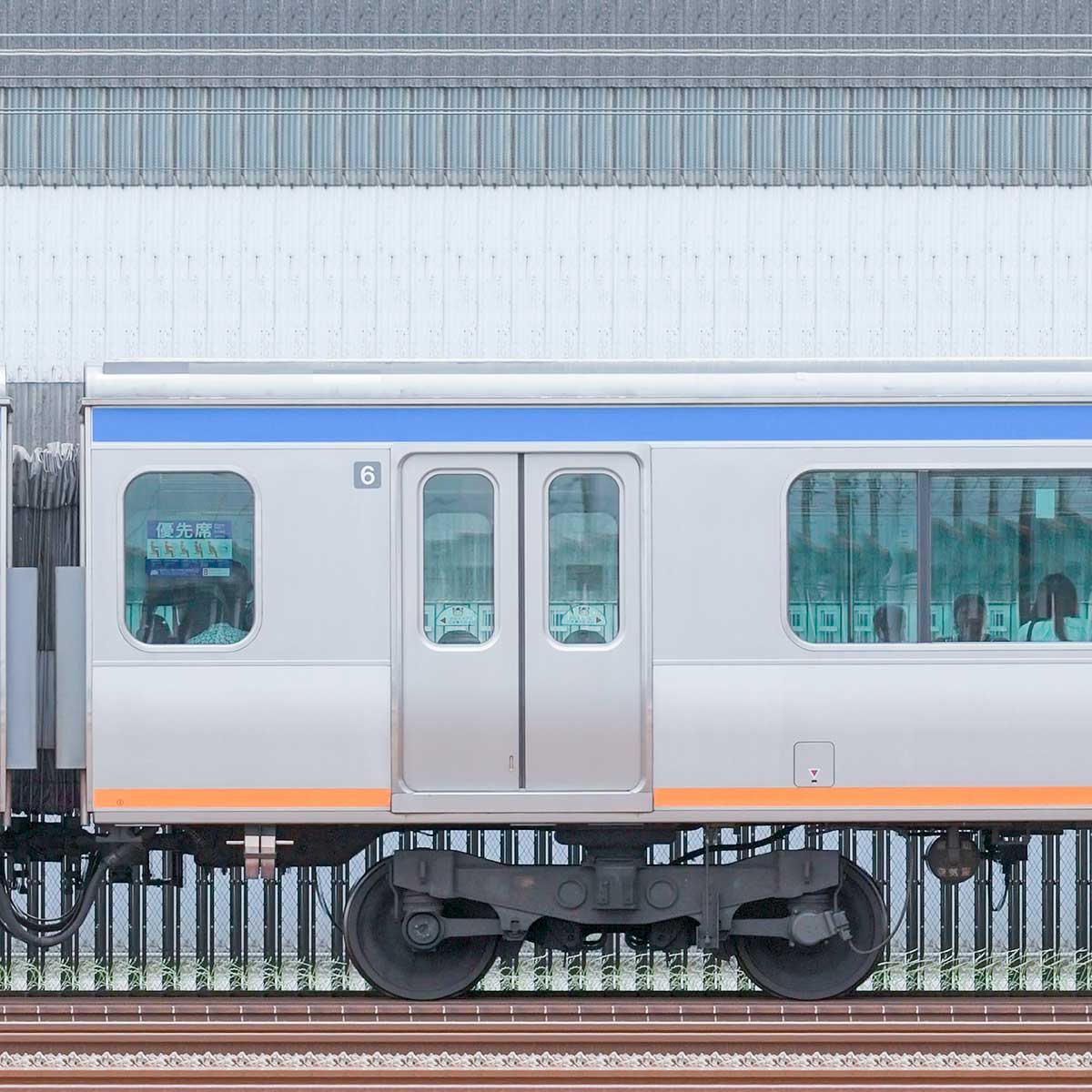 相鉄10000系サハ10605の側面写真｜RailFile.jp｜鉄道車両サイド