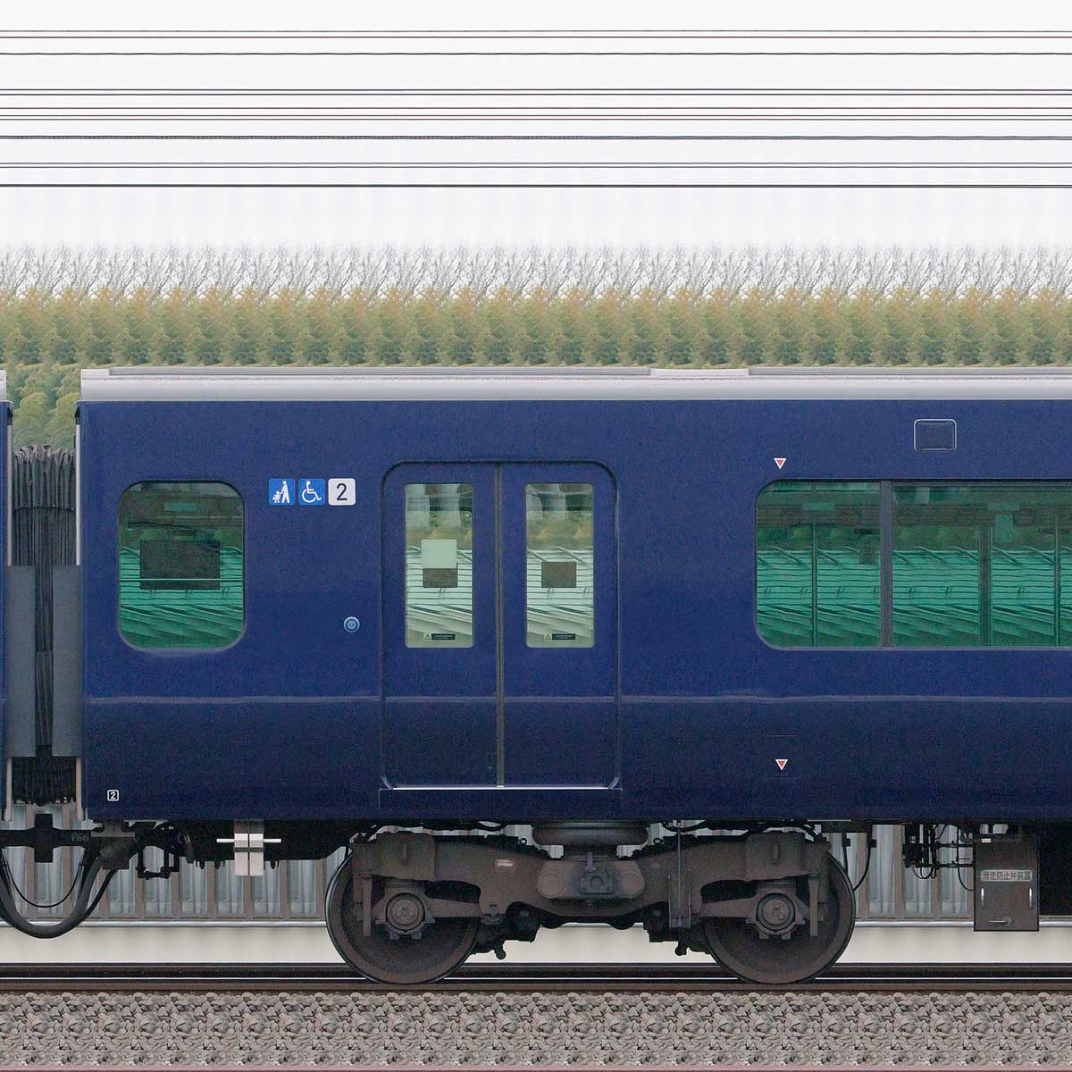 相鉄12000系モハ12206の側面写真｜RailFile.jp｜鉄道車両サイドビュー