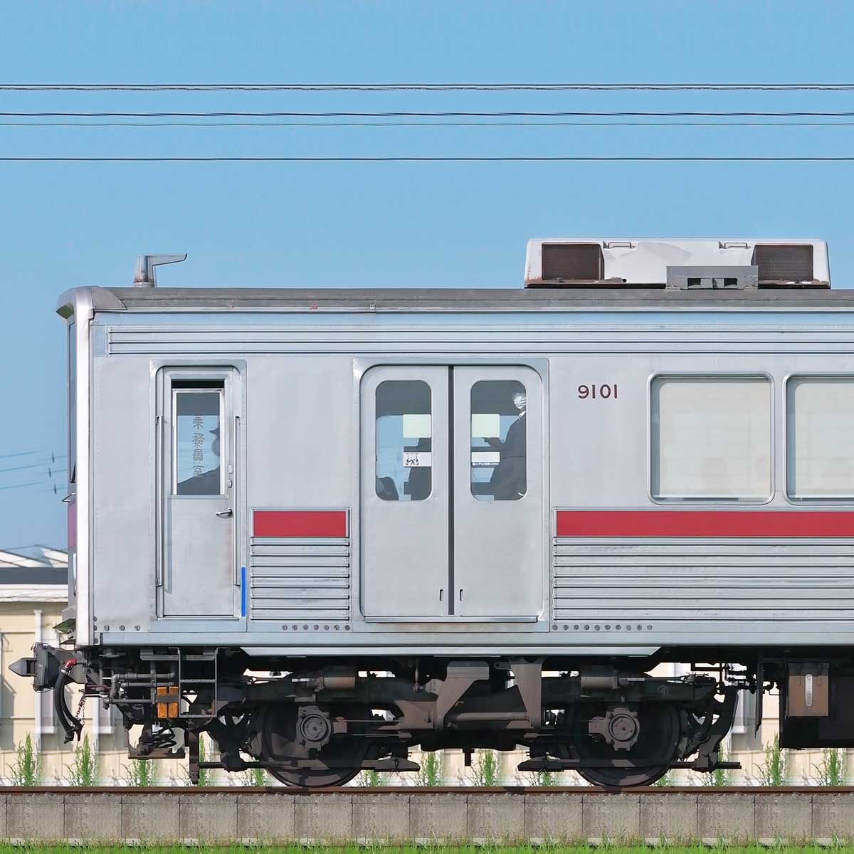 東武9000型9101編成（海側）｜RailFile.jp｜鉄道車両サイドビューの図鑑