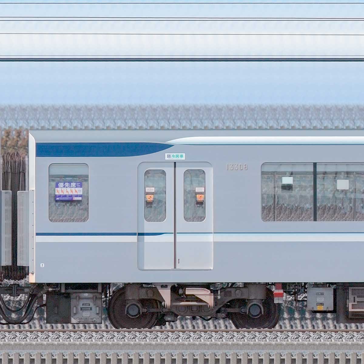 東京メトロ13000系13308の側面写真｜RailFile.jp｜鉄道車両