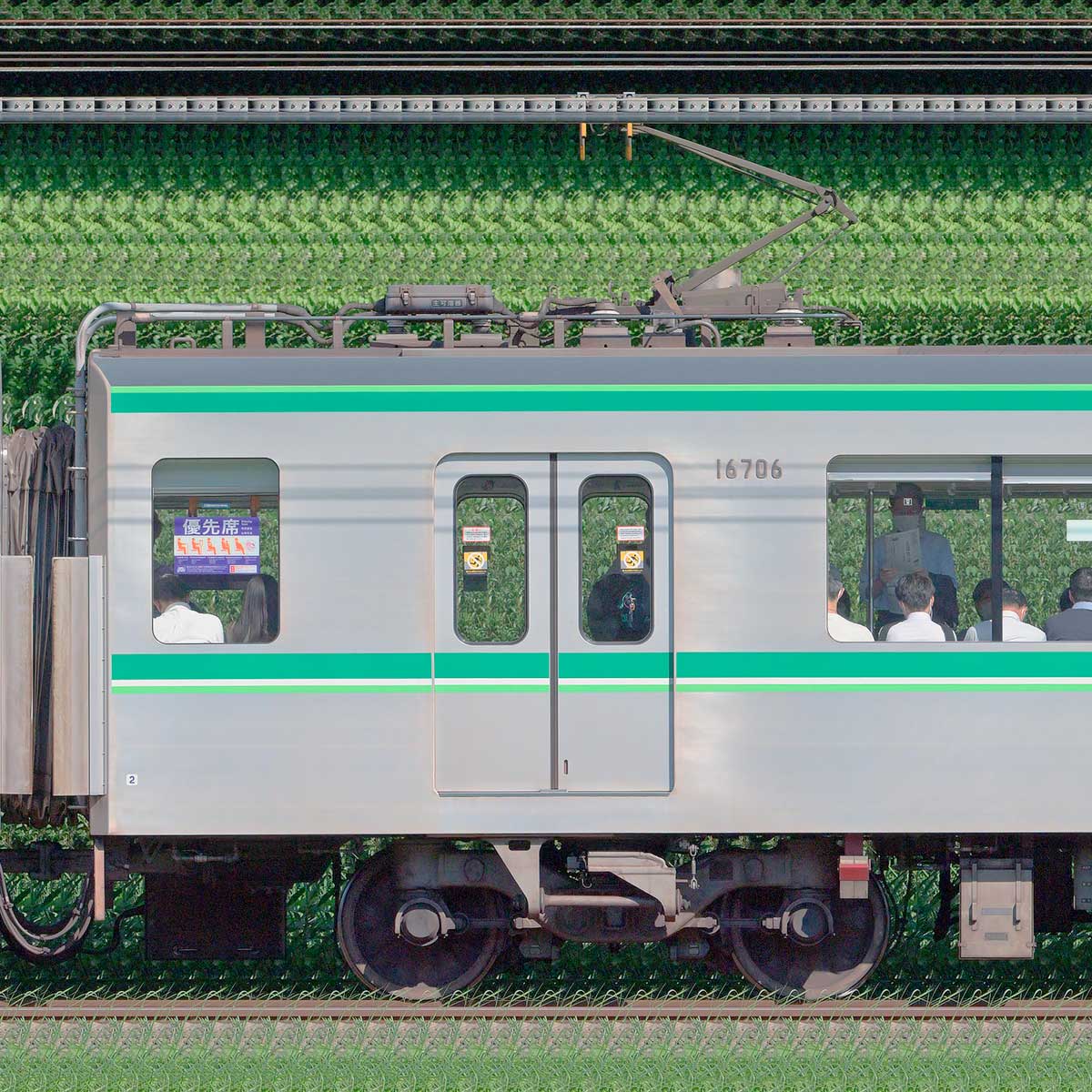 東京メトロ16000系16706の側面写真|RailFile.jp|鉄道車両 東京メトロ16000系16706の側面写真|RailFile.jp|鉄道車両