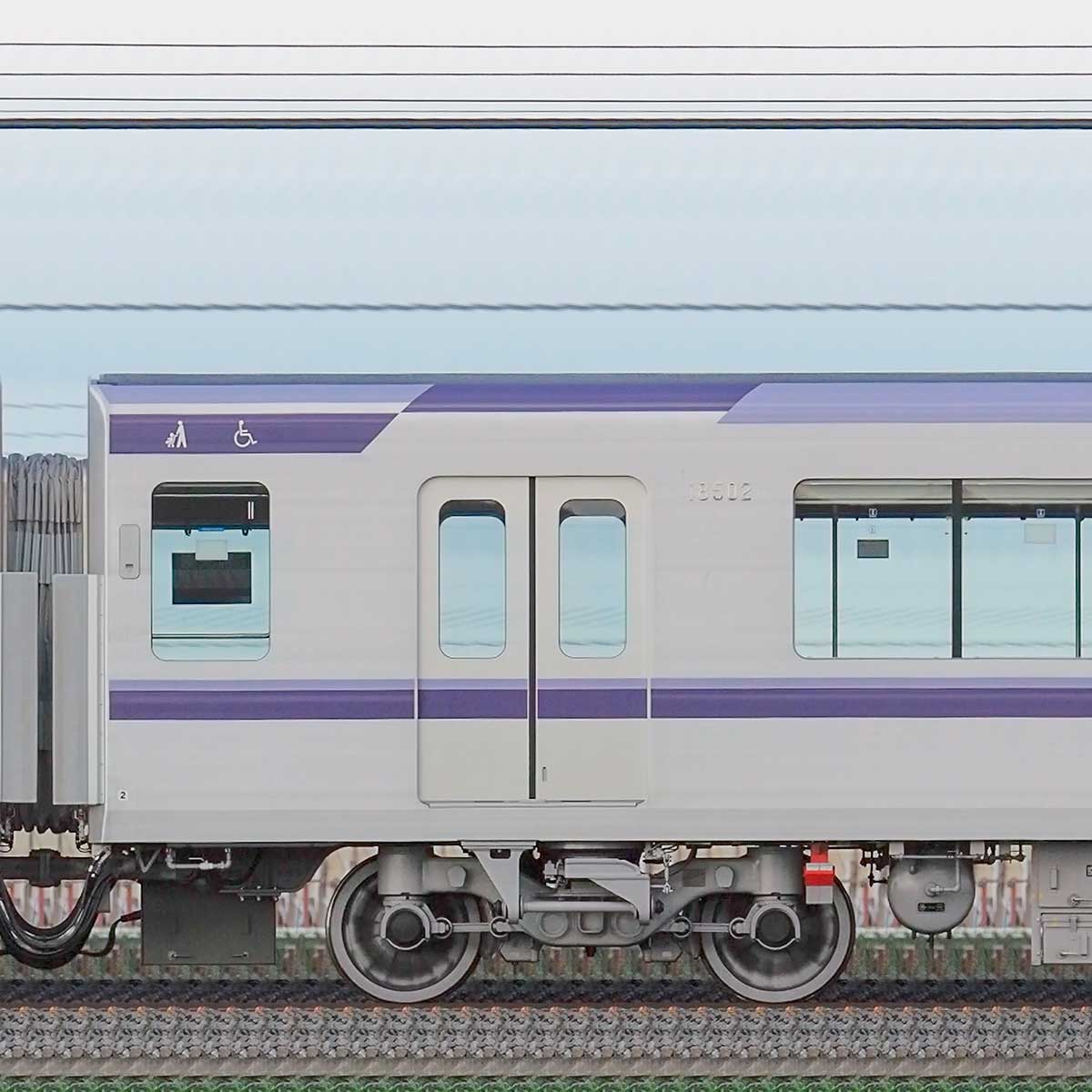 東京メトロ車体 プレート 東京メトロ18000系18502の側面写真|RailFile.jp|鉄道車両
