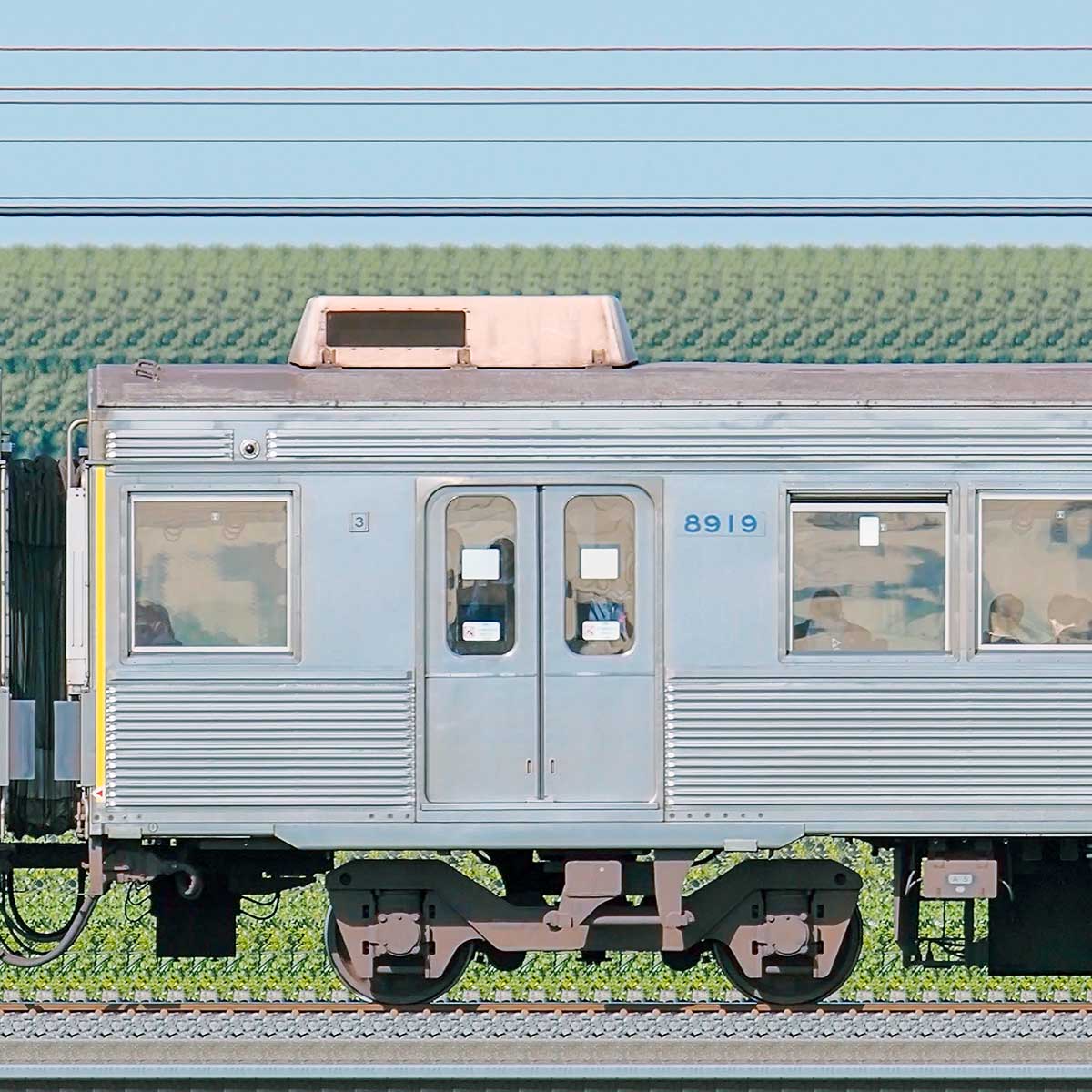 東急電鉄8500系サハ8919の側面写真｜RailFile.jp｜鉄道車両サイド
