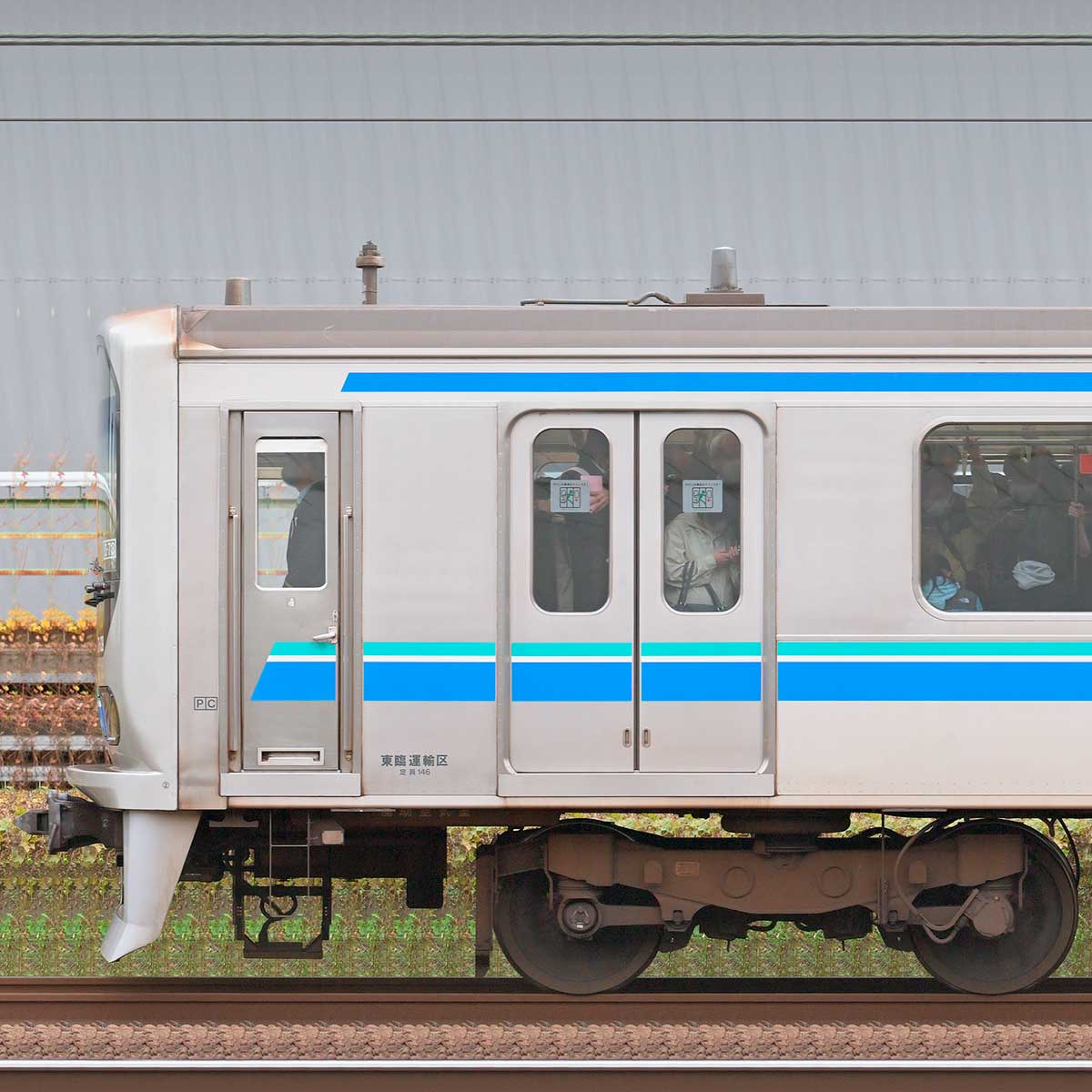 東京臨海高速鉄道りんかい線70-000形Z3編成（海側）｜RailFile.jp｜鉄道車両サイドビューの図鑑