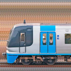 千葉ニュータウン鉄道9100形「C-Flyer」9108編成(IRアンテナ撤去後・山側)