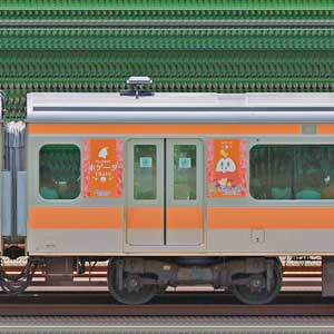 JR東日本E233系モハE232-38ポケモンラッピング（ホゲータ）