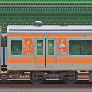 JR東日本E233系モハE232-438ポケモンラッピング（ホゲータ）