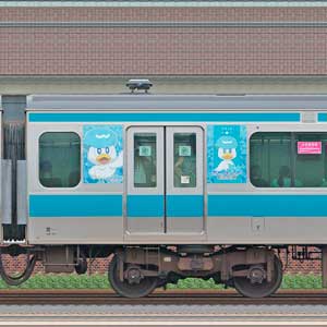 JR東日本E233系1000番台モハE233-1251ポケモンラッピング（クワッス）