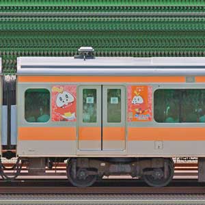 JR東日本E233系モハE233-438ポケモンラッピング（ホゲータ）