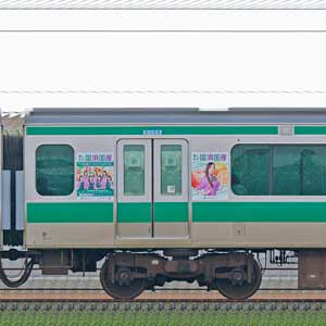 JR東日本E233系7000番台モハE233-7428「乃木坂46『国消国産』ラッピング電車」