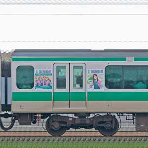 JR東日本E233系サハE233-7028「乃木坂46『国消国産』ラッピング電車」