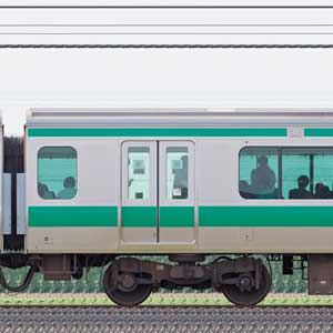 JR東日本E233系サハE233-7217（線路設備モニタリング装置搭載車）