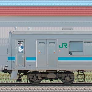 JR東日本 相模線 205系500番台R12編成（軌道材料モニタリング装置搭載編成・西側）