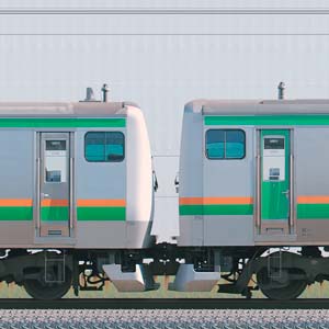 JR東日本 小山車両センター E233系U224編成＋E231系U503編成（山側）