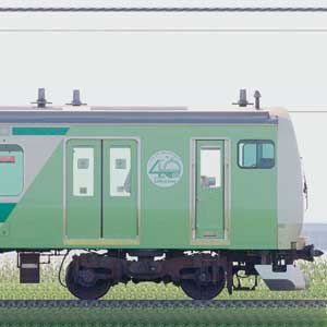 JR東日本E233系7000番台クハE232-7017（埼京線開業40周年記念ラッピング）