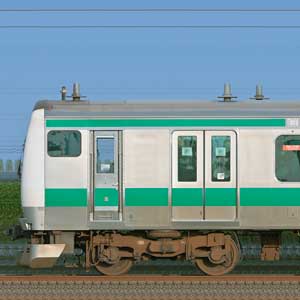 JR東日本 埼京線 E233系7000番台ハエ131編成（線路設備モニタリング装置対応編成・海側）