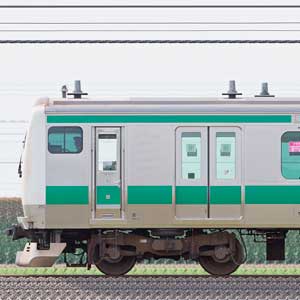 JR東日本 埼京線 E233系7000番台ハエ117編成（線路設備モニタリング装置搭載編成・山側）