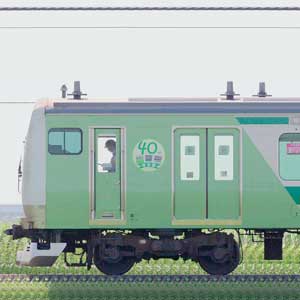 JR東日本 埼京線 E233系7000番台ハエ117編成「埼京線開業40周年記念ラッピング列車」(山側)