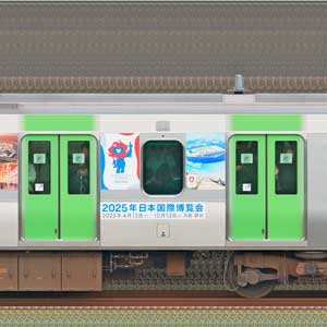 JR東日本E235系クハE234-17「大阪・関西万博山手線ADトレイン」