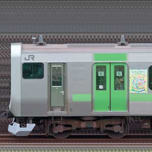 JR東日本東京総合車両センターE235系トウ44編成「山手線環状運転100周年記念ラッピングトレイン(205系)」