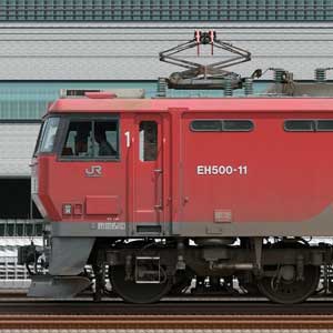 JR貨物EH500-11+コキ100系14車（2071列車）