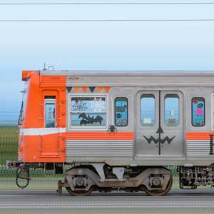 岳南電車7000形モハ7003「ハロウィン電車」
