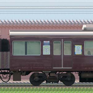 阪急1300系「カーボンニュートラル運行」ラッピングC#1454