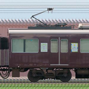 阪急1300系「カーボンニュートラル運行」ラッピングC#1804