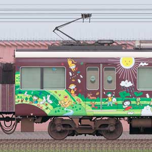 阪急1300系「SDGsトレイン 未来のゆめ・まち号」（2024年）C#1808