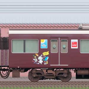 阪急1300系「SDGsトレイン 未来のゆめ・まち号」（2024年）C#1908