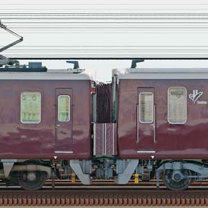 阪急7000系7009編成＋8200系8200編成（浜側）