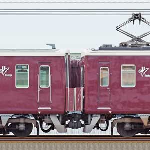 阪急8000系8033編成＋7000系7000編成（山側）｜RailFile.jp｜鉄道車両サイドビューの図鑑