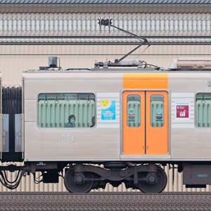阪神1000系「SDGsトレイン 未来のゆめ・まち号」1054