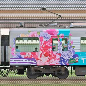 阪神1000系「阪神電車×桃園メトロ連携記念ラッピング列車」1058