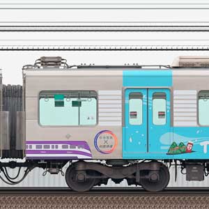 阪神1000系「阪神電車×桃園メトロ連携記念ラッピング列車」1058
