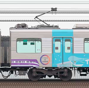 阪神1000系「阪神電車×桃園メトロ連携記念ラッピング列車」1108