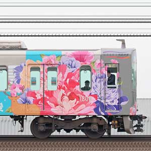 阪神1000系「阪神電車×桃園メトロ連携記念ラッピング列車」1208