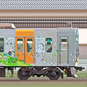 阪神1000系「SDGsトレイン 未来のゆめ・まち号」（2024年）1254