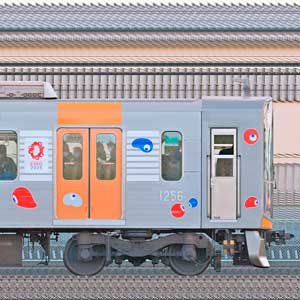 阪神1000系「大阪・関西万博ラッピング列車」1256