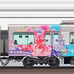 阪神1000系「阪神電車×桃園メトロ連携記念ラッピング列車」1308