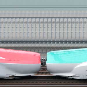  H5系E6系 Z7編成＋H1編成（山側） 