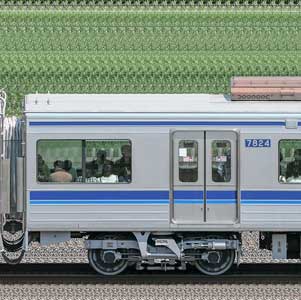 北総鉄道7800形7824（2019年）