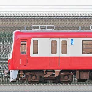 京急電鉄 新1000形（2次車・車体更新車）1033編成（海側）