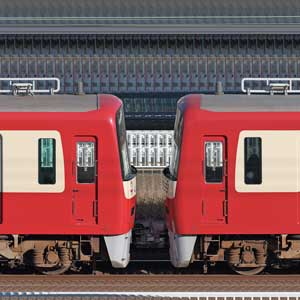 京急電鉄 新1000形（1次車）1401編成＋（2次車）1413編成（山側）