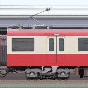 京急電鉄 新1000形（3次車）サハ1423（L/C腰掛）